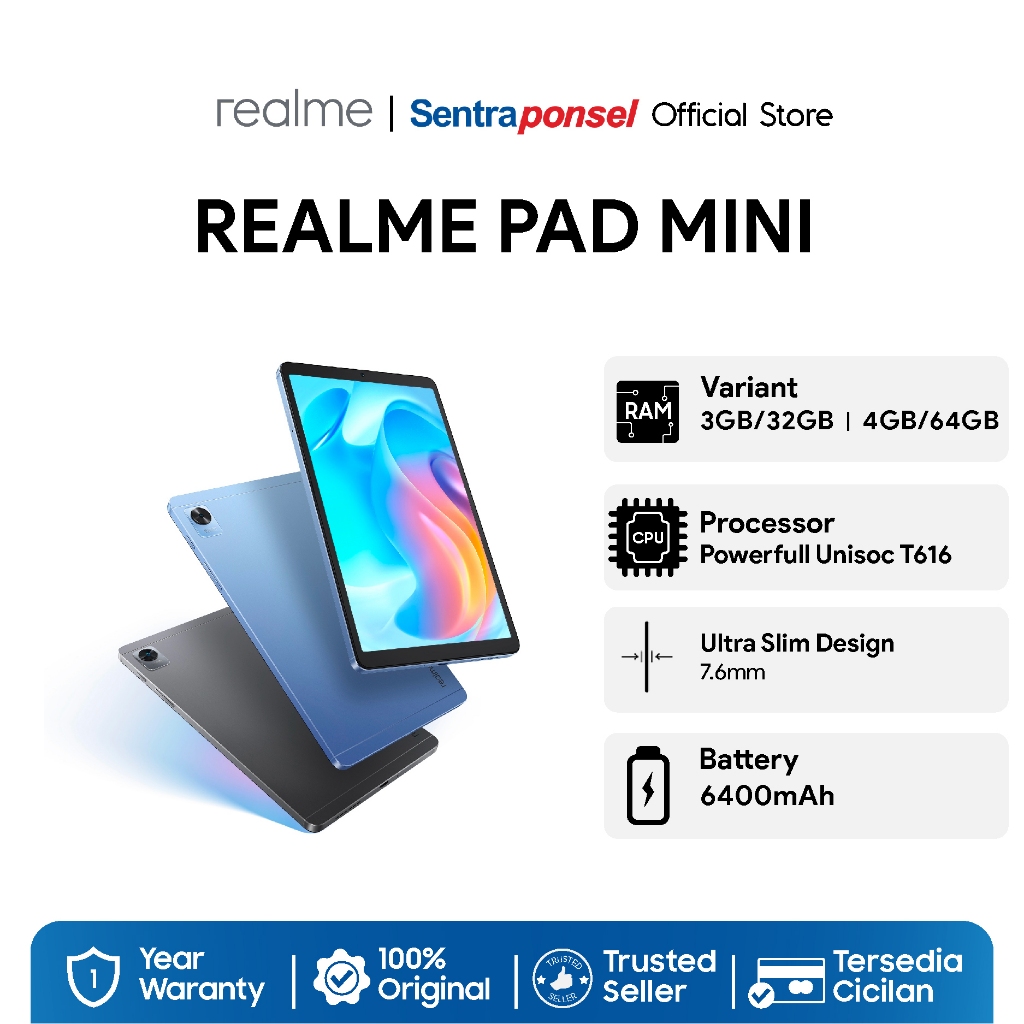 Realme Pad Mini - Garansi Resmi