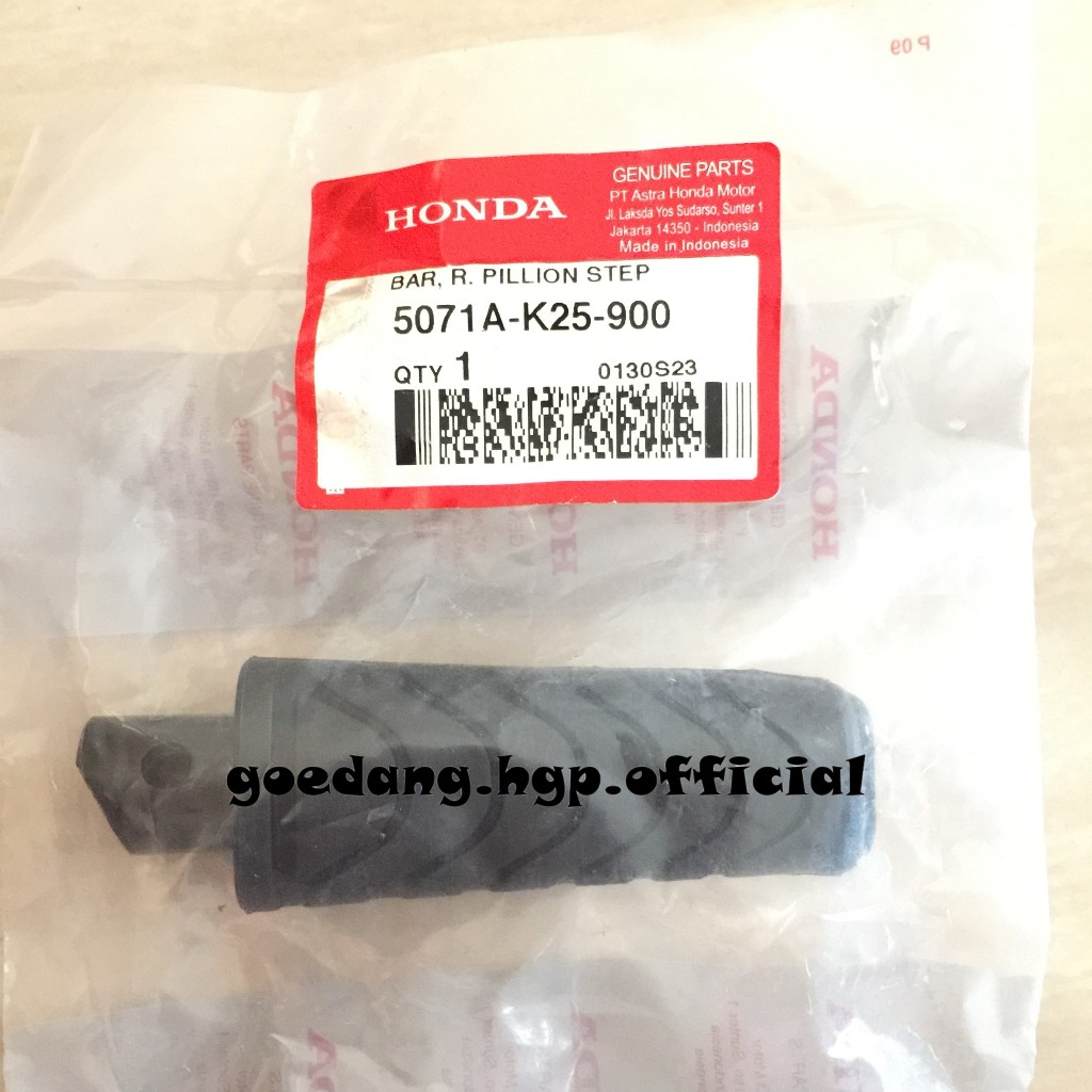 Bar Right Pillion Step Rear Foot Step/ Right BEAT FI ORIGINAL AHM ...