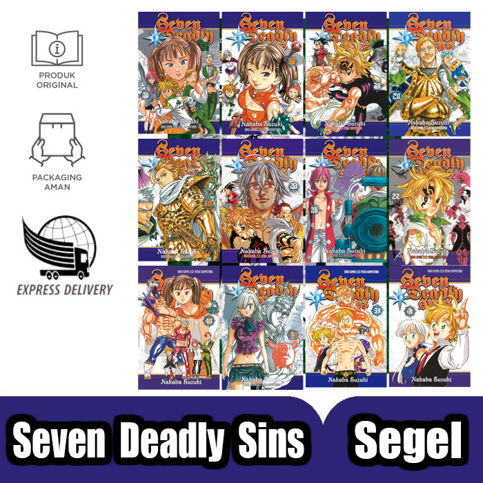 Komik Seven Deadly Sins Original Seal - VOLUME 1 To 41 (TAMAT) | Shopee ...