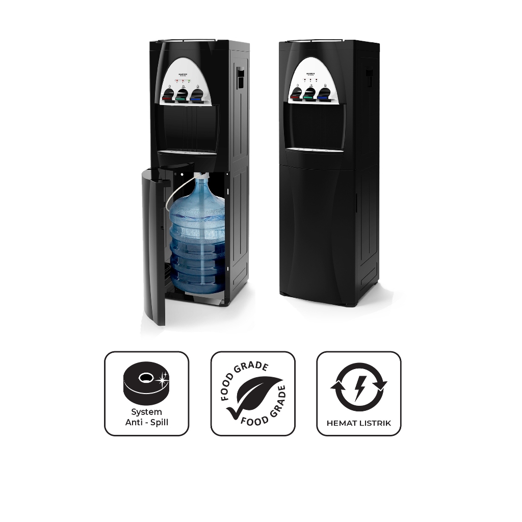 Maspion Standing Dispenser Normal Hot and Cold MD 108 PAS Thermoelectric - Gambar 3
