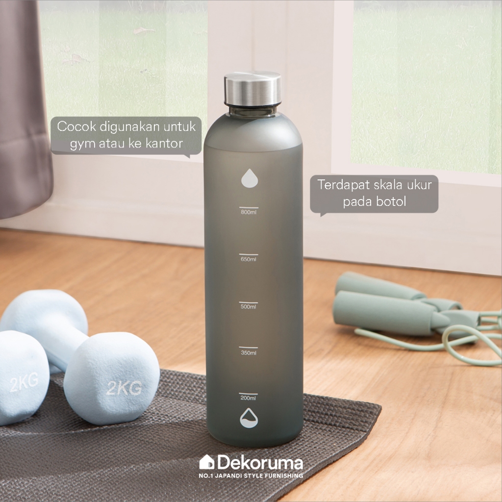 Dekoruma AISHI Botol Minum Ukuran 1 Liter - Gambar 2