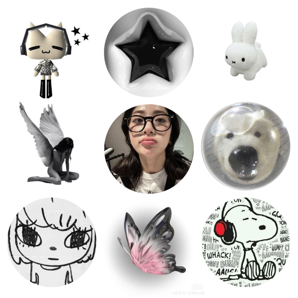 2] PIN BUTTON 44mm shezslay - chrome y2k/ kpop idol/ acubi/ deco