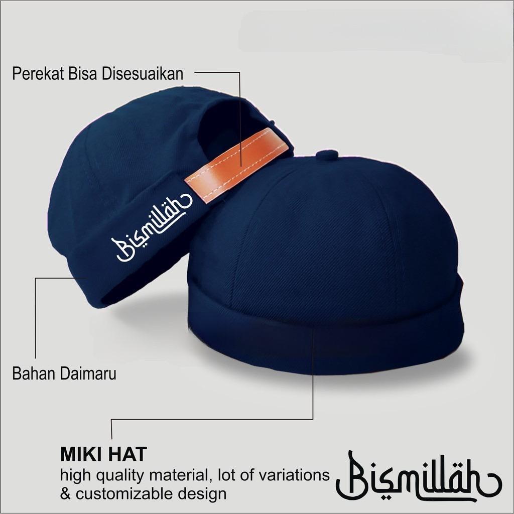 Miki Hat UAS Cap For Adult Men Hijrah Cap Mikihat Muslim Calligraphy ...