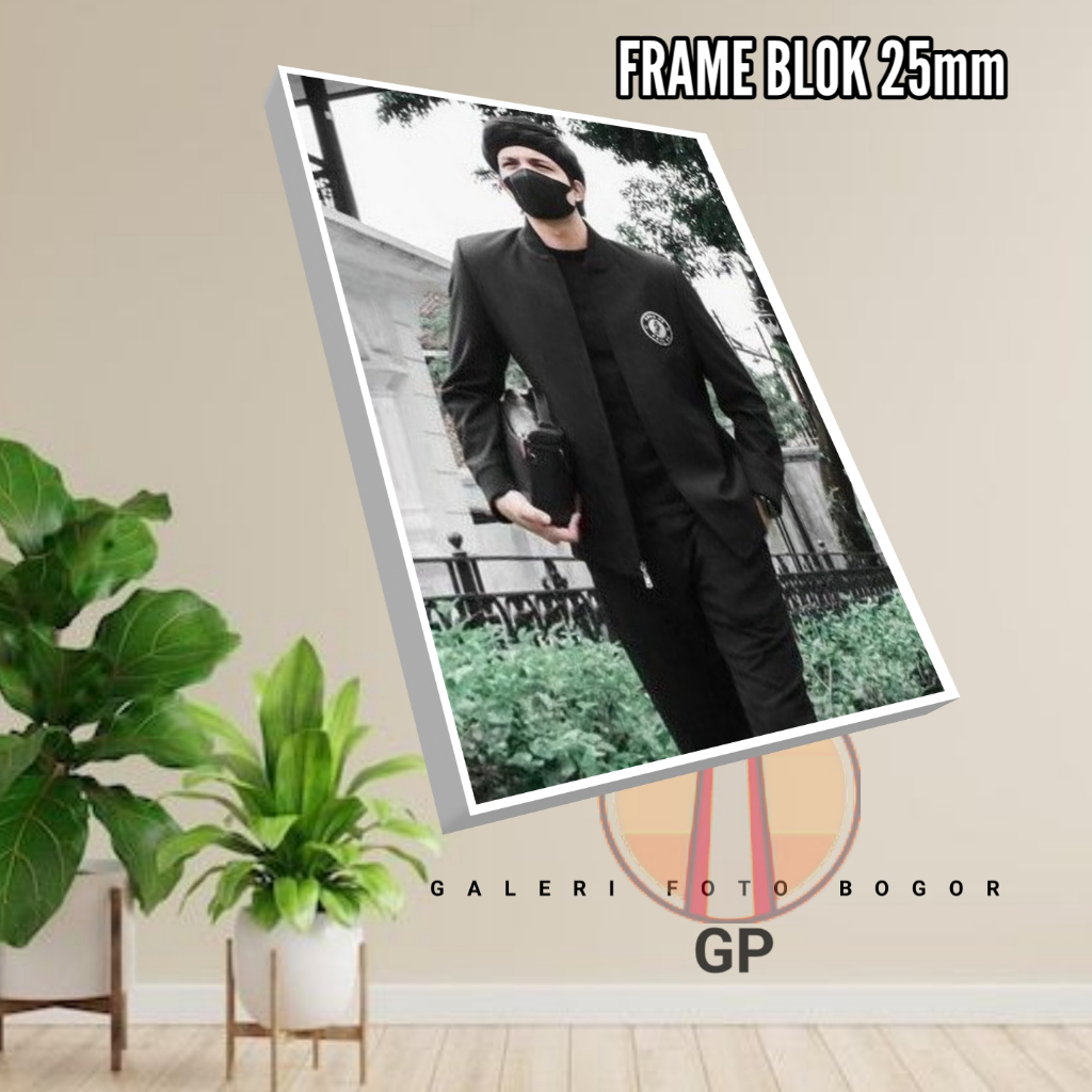 GP PRINT PHOTO FRAME 17R 30X40 25 MM THICKNESS - PLASTIC FIBER BLOCK ...