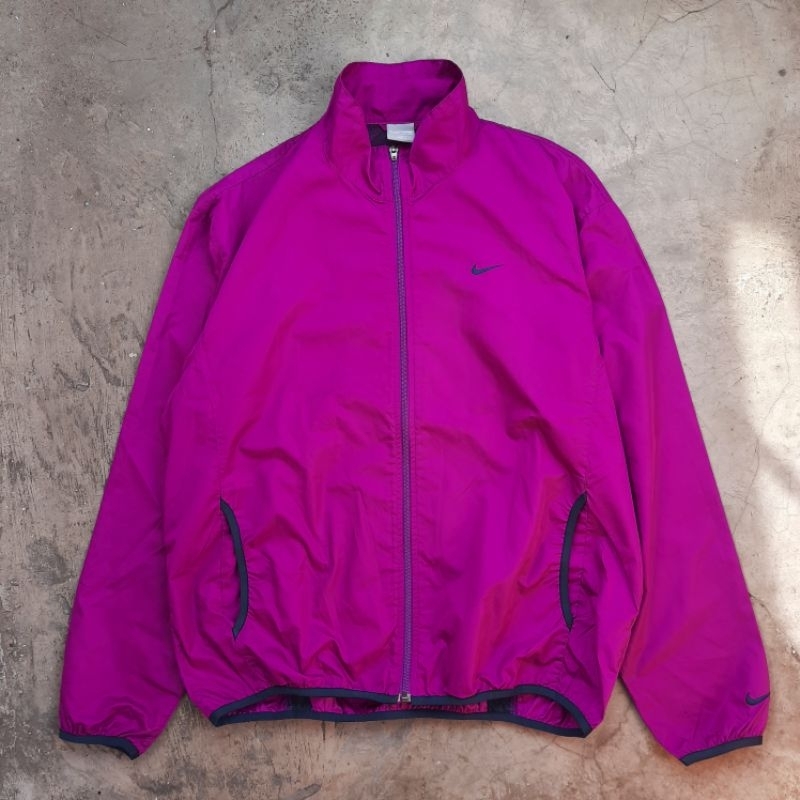 Purple nike windbreaker on sale jacket