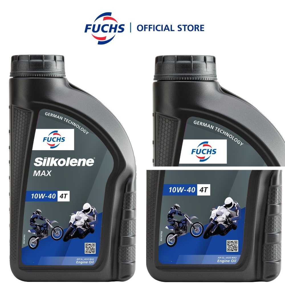 FUCHS SILKOLENE MAX 10W40 Motorcycle Engine Oil 800ml 4T Oil Oli Motor Manual - Gambar 3