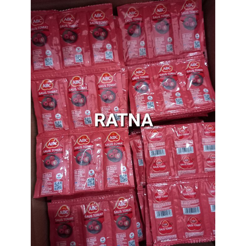 SAUCE/SAOS TOMATO ABC sachet 8gr (1 Renteng contains 42 sachets ...