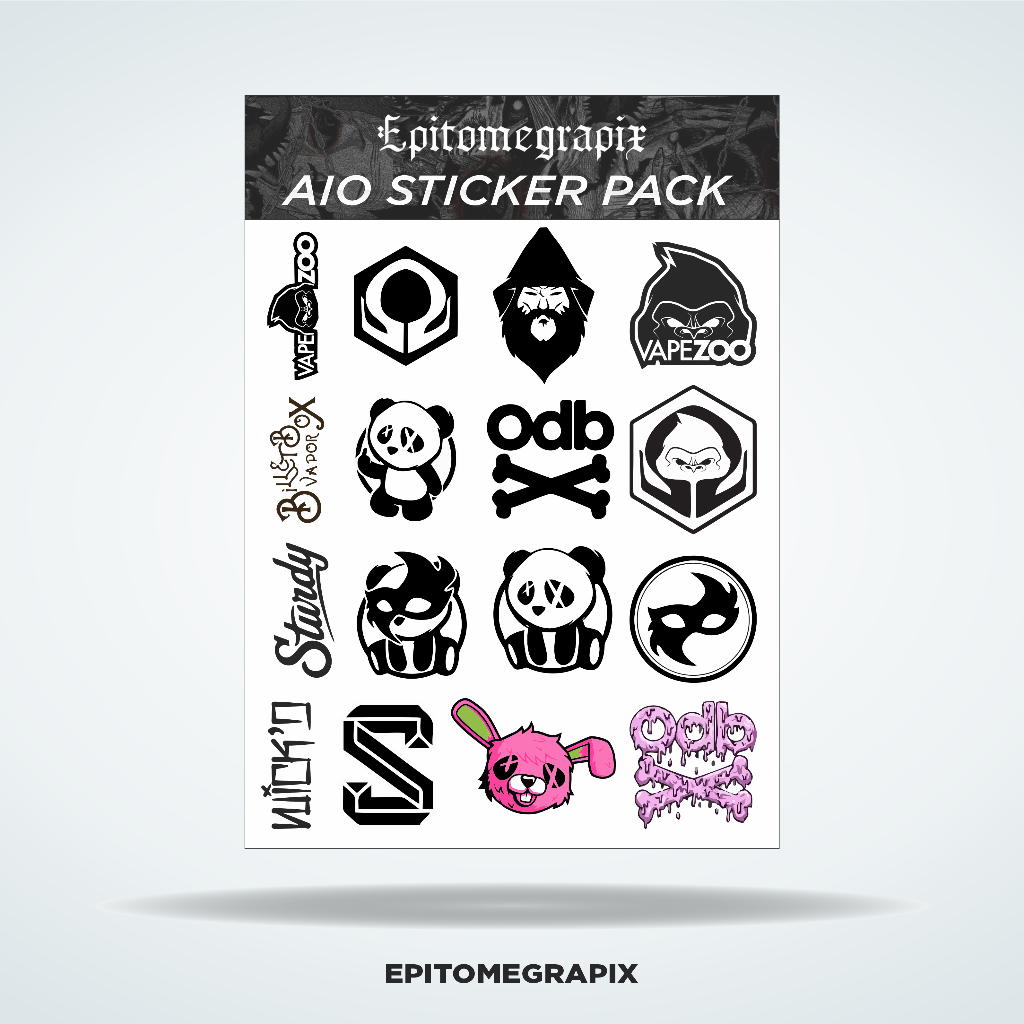 All in one AO Pack Sticker - Brand Mix | Shopee Singapore