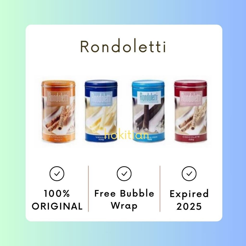 Rondoletti Wafer Stick Original Rondoletti Astor | Shopee Singapore