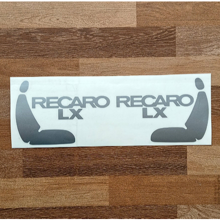 Recaro LX cutting sticker JDM racing retro oral seat sticker | Shopee ...