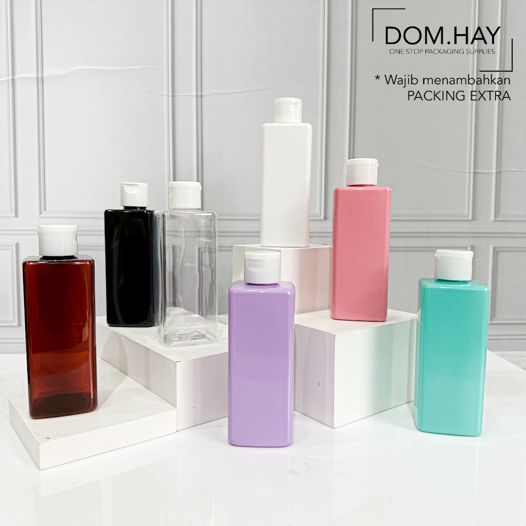 PUTIH 250ml Fliptop White Box Bottle HL Bathroom Bottle Aesthetic ...