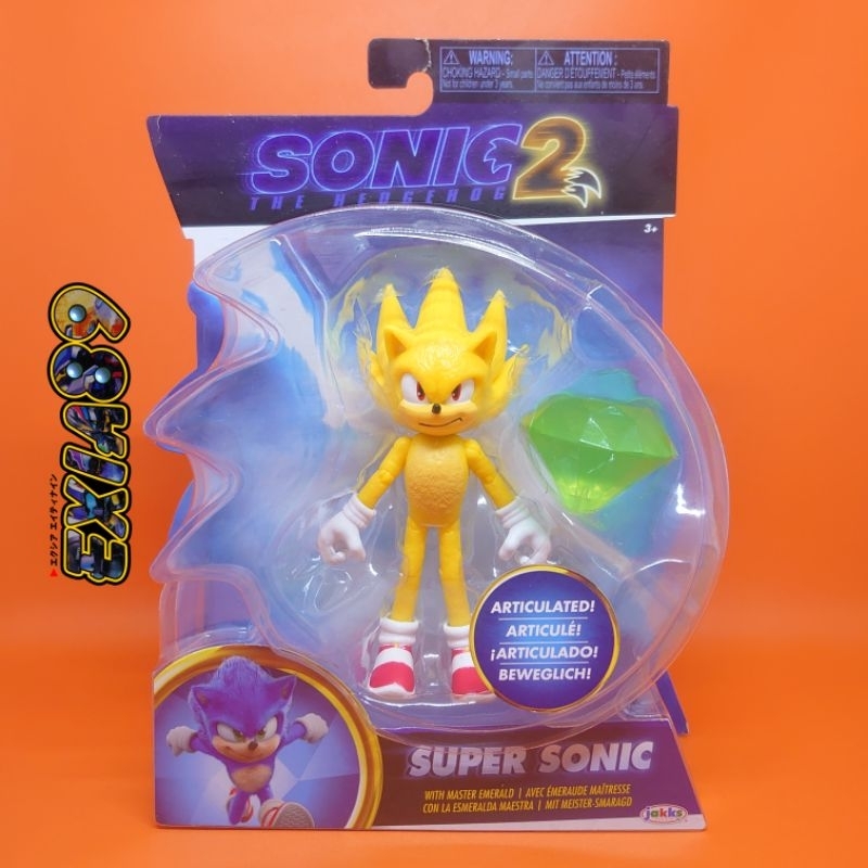 Sonic The Hedgehog 2 Movie 4-Inch Articulated Action Figure - Super ...