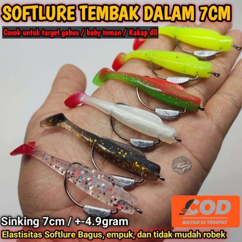 Softlure Shoot in Snakehead, Kerapu, Snapper, Toman Bait Softlure ...
