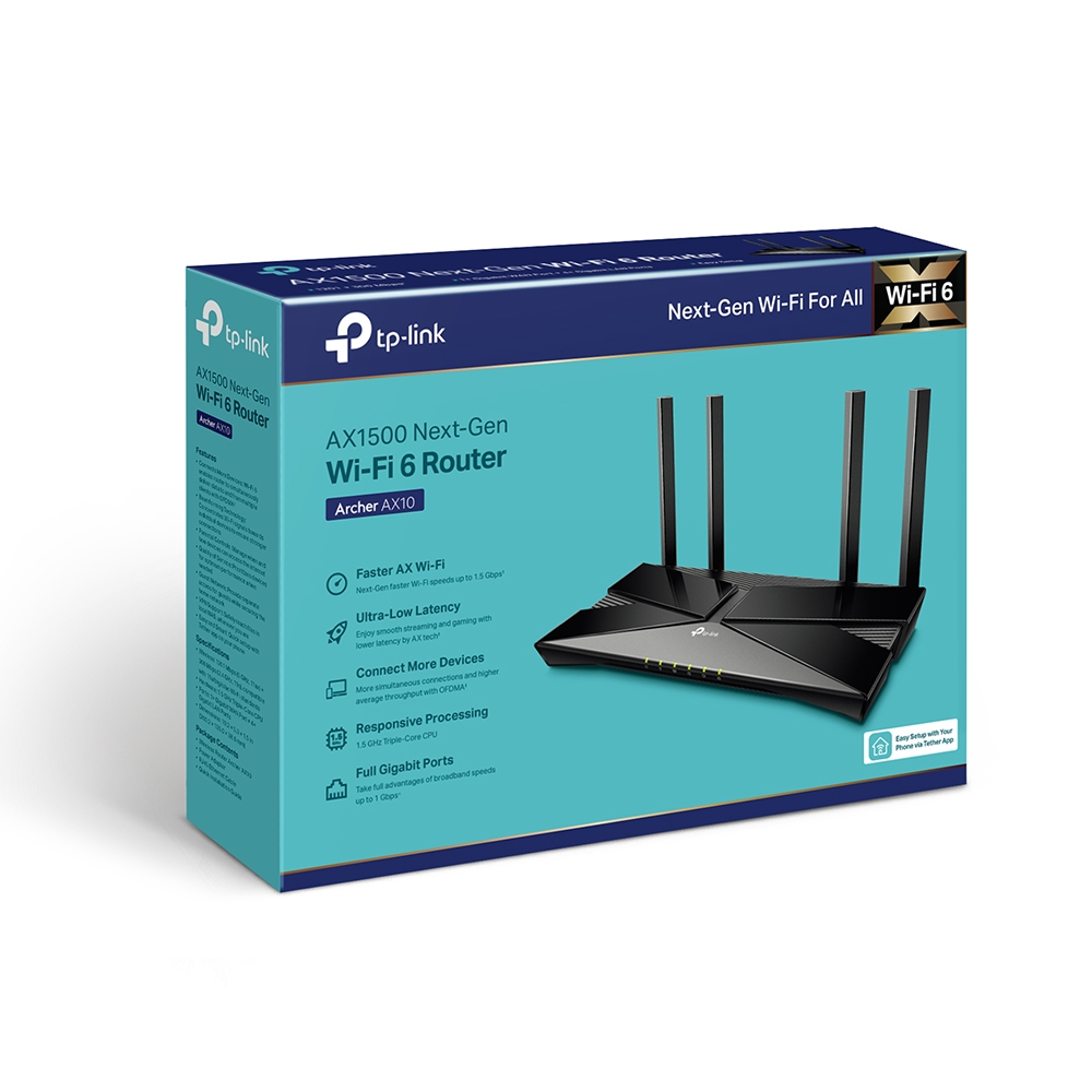 Tp-link Archer AX10 AX1500 WiFi6/Archer AX 10 AX1500 WiFi 6 Router ...