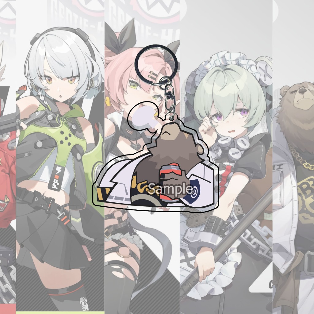 GANTUNGAN Zenless Zone Zero Keychain Ben - Keychain - Keychain ...