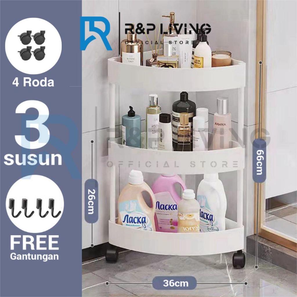 R&p [READY] 3-story Multipurpose Stacking Rack With Wheels | Shopee ...