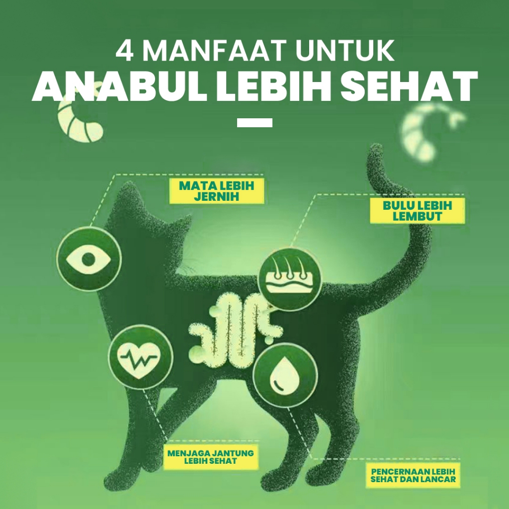 PAWZIO MIXED FREEZE - DRIED PREMIUM CAT FOOD 1KG dengan tambahan khusus TAURIN & LECITHIN - Gambar 4