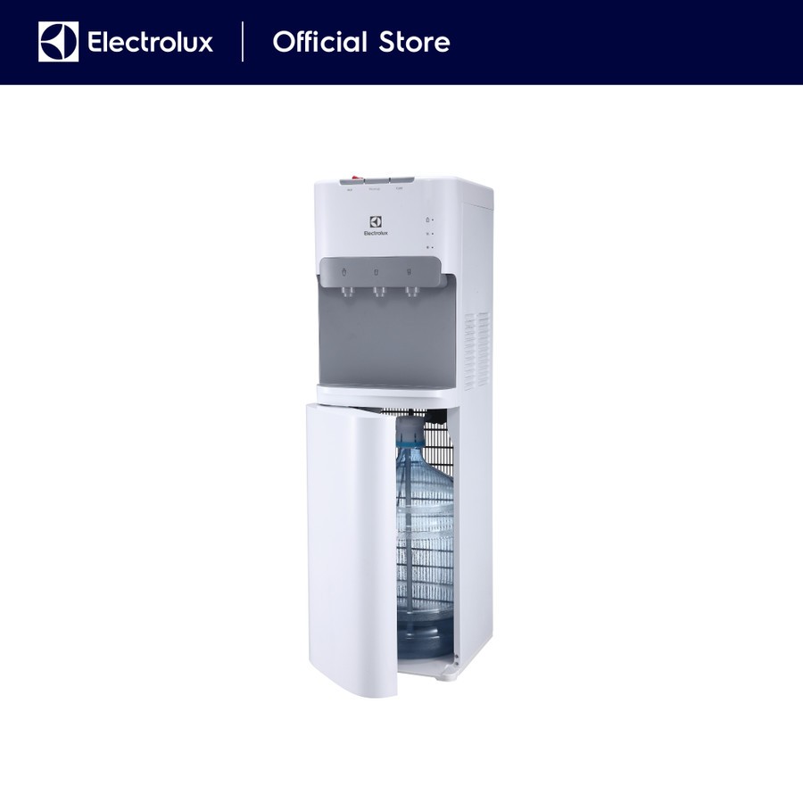 Electrolux Dispenser Air Galon Bawah Putih - Child Lock - Kompresor R600 Ramah Lingkungan - Air Sedingin Kulkas - EDBMFDXWF - Gambar 3