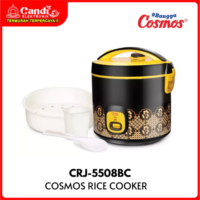 COSMOS Rice Cooker Non Stick Magicap Plus 2,5 Liter 3in1 CRJ-5508BC - Gambar 3