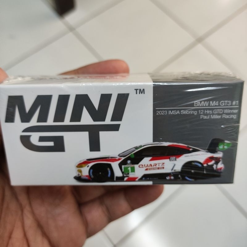 Mini GT 640 BMW M4 GT3 Paul Miller 2023 IMSA Sebring GTD Winner ...