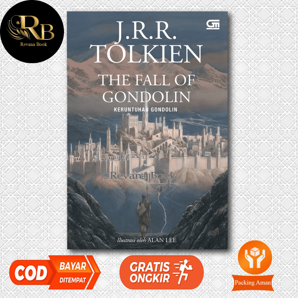 The Fall Of Gondolin by J. R. R. Tolkien (English version) | Shopee ...