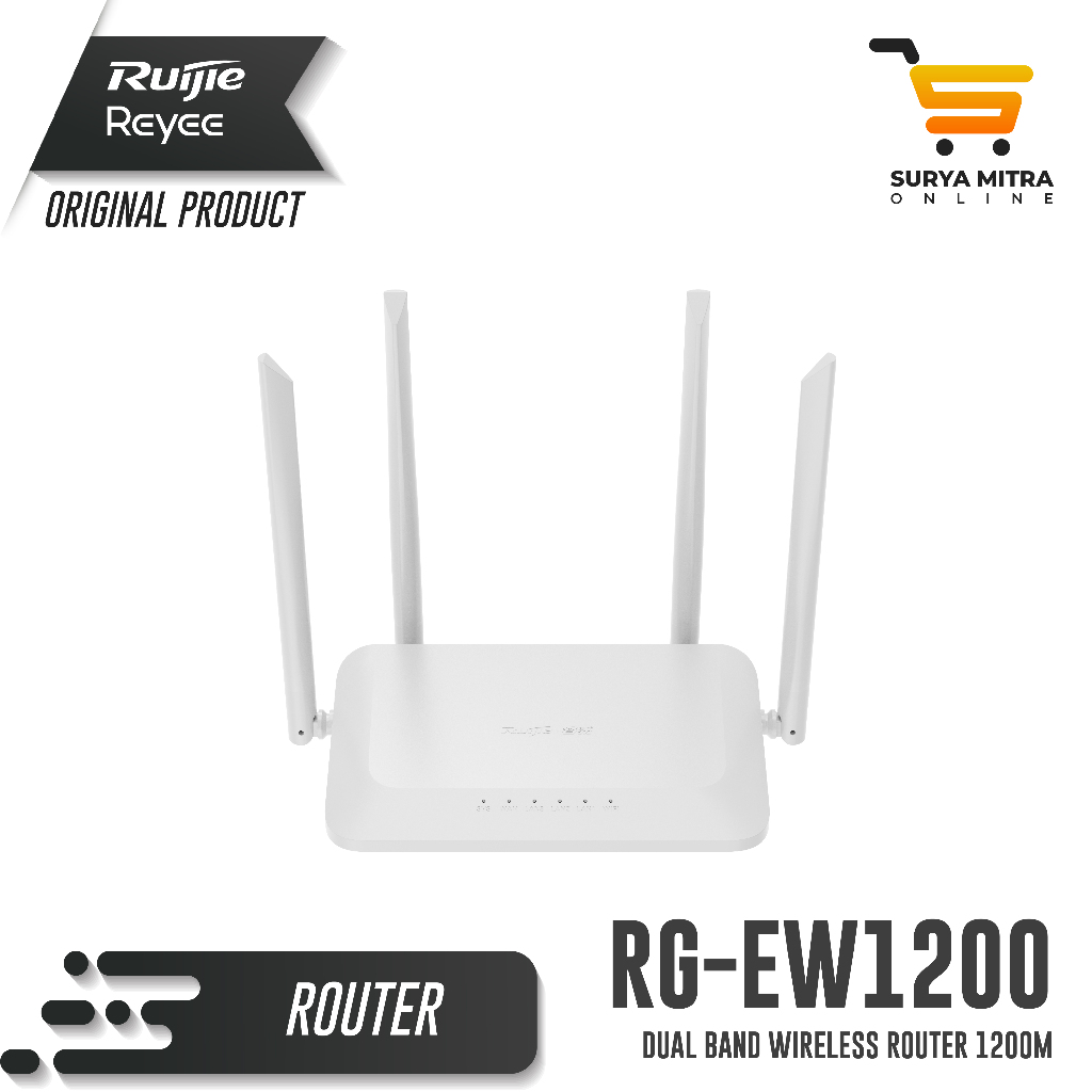 Ruijie Reyee Wireless Router RG-EW1200 1200Mbps 2-Band | Shopee Singapore