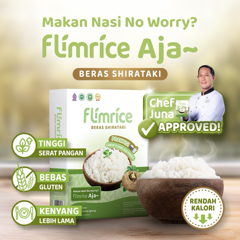 Special BATAM Flimrice Shirataki Rice (Rice Diet) - 1 box contains 7 ...