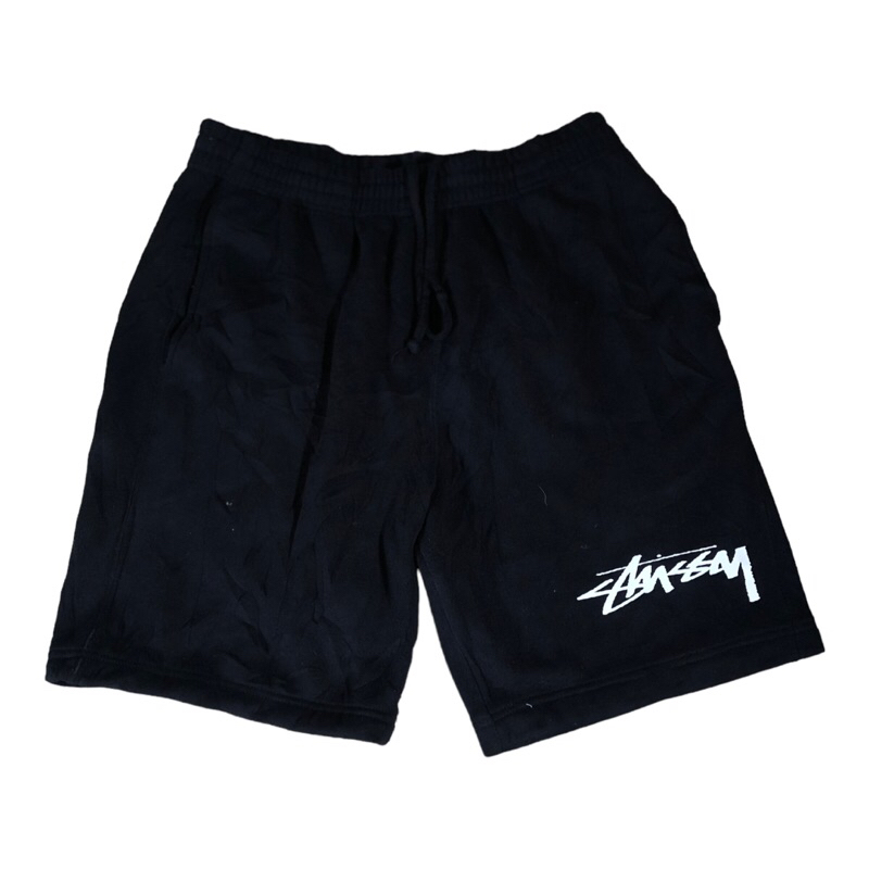 Black stussy shorts online
