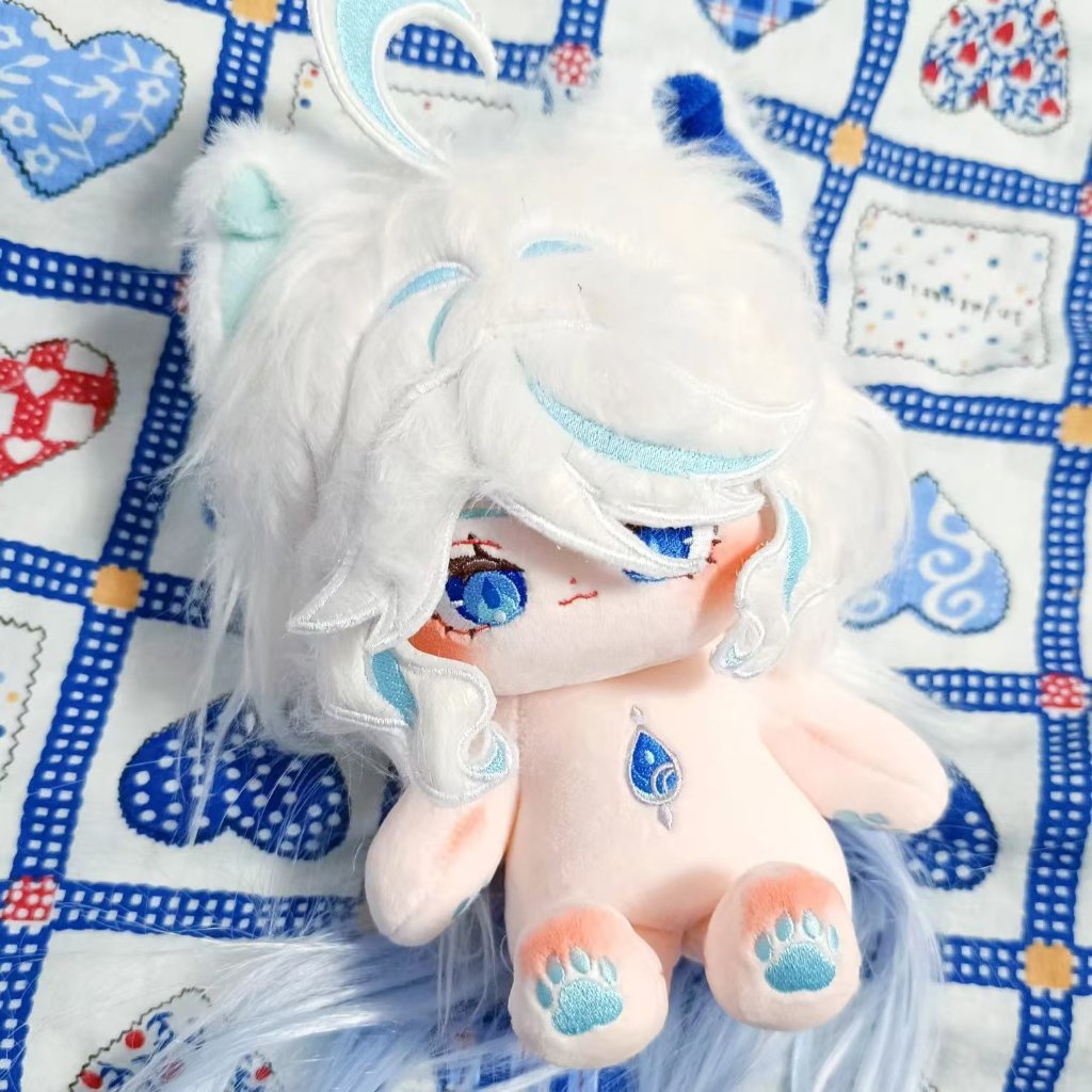 Doll furina genshin impact doll focalors doll 20cm furina de fontaine ...