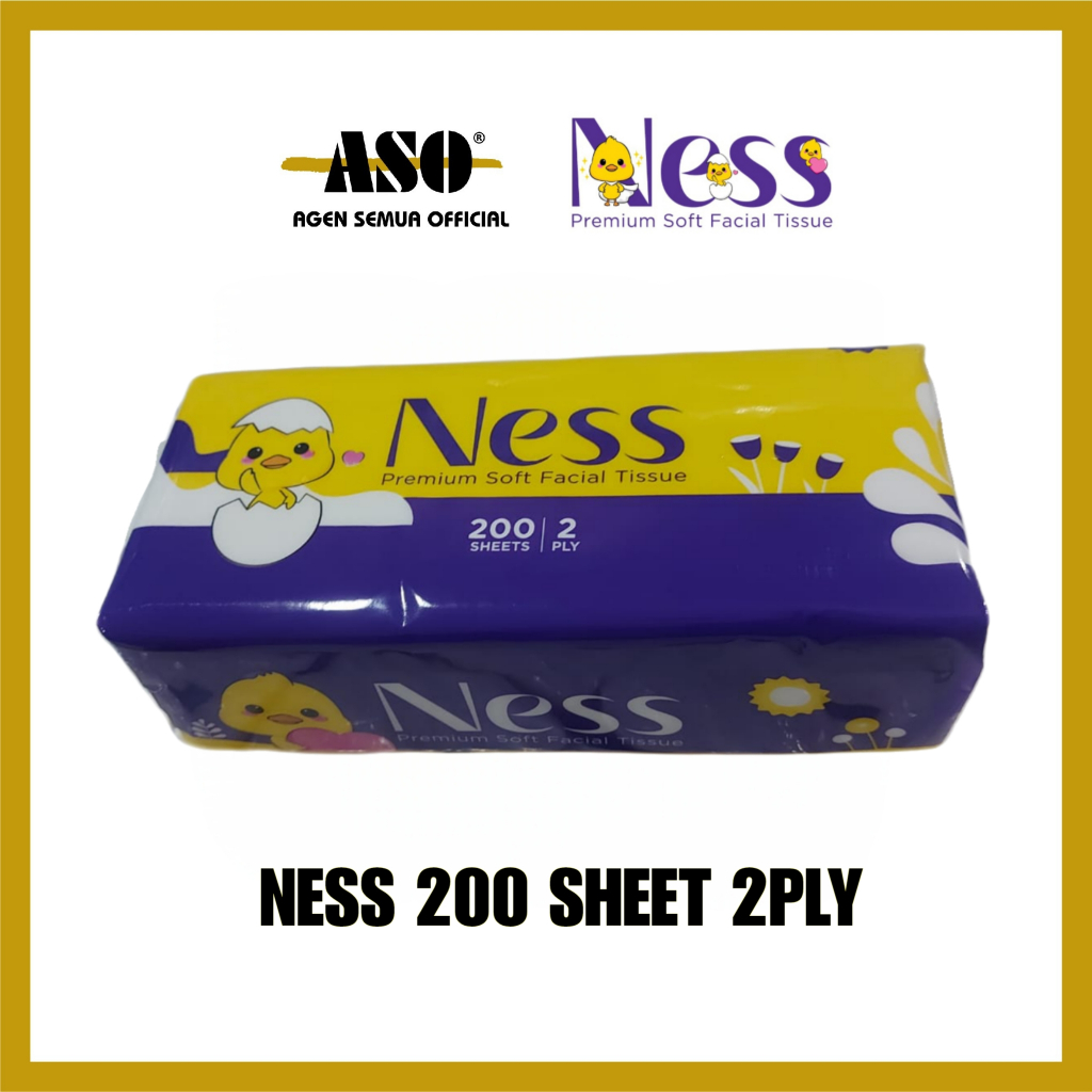 Tisu TISSUE NESS 200 sheet facial tissue PROMO !!! - Gambar 2