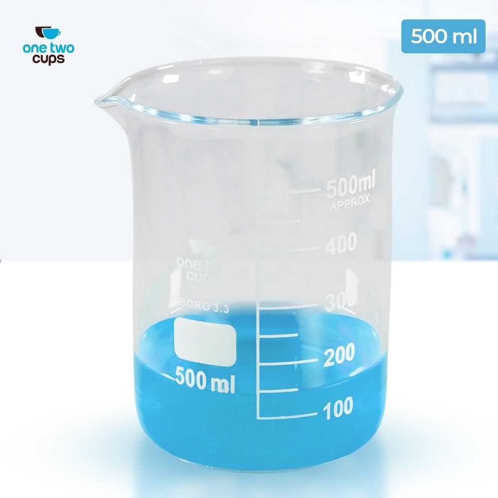 Chemical Lab Measuring Cup Borosilicate Glass Chemical Laboratory ...