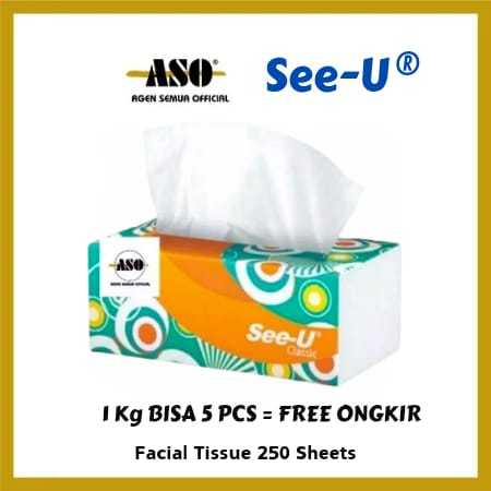Tisu Tissue See U See-U 250 Sheet 2ply PROMO !!