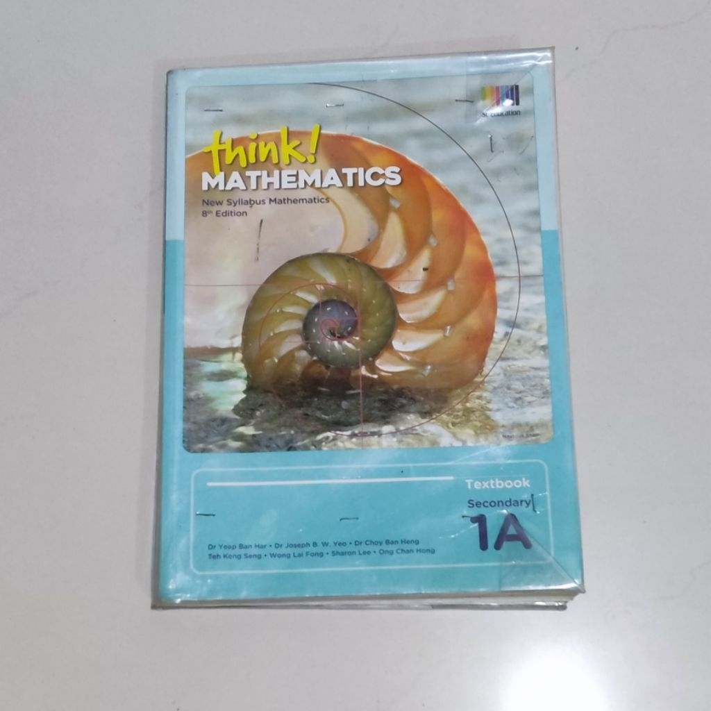THINK! MATHEMATICS TEXTBOOK SECONDARY 1A ORIGINAL | Shopee Singapore