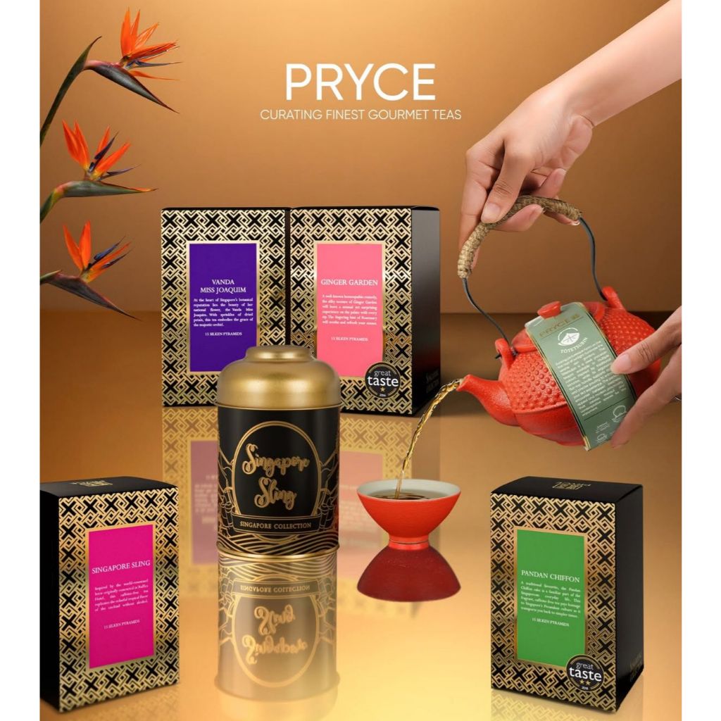 Pryce tea high end cotton teabags tea from Singapore assorted flavors ...