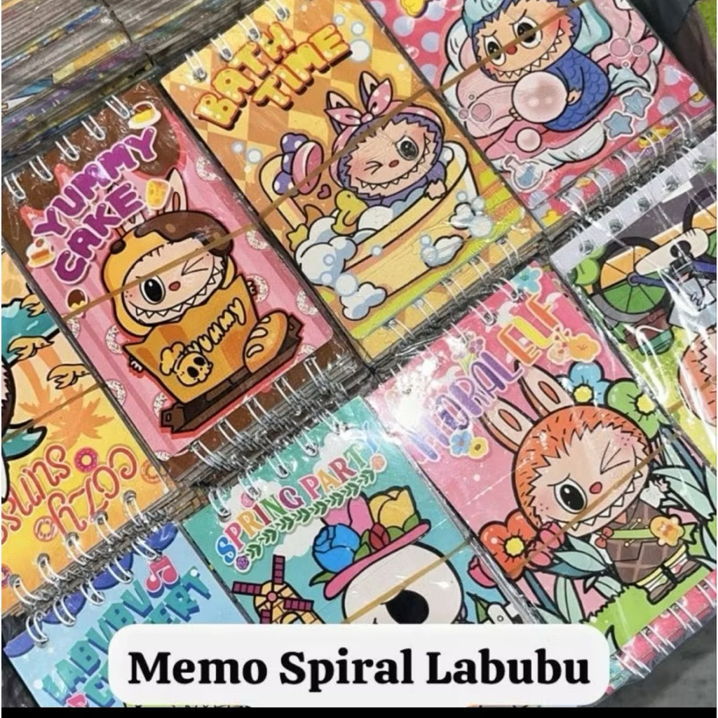 Buku Memo Spiral Karakter Kartun Buku Memo Anak - Gambar 4