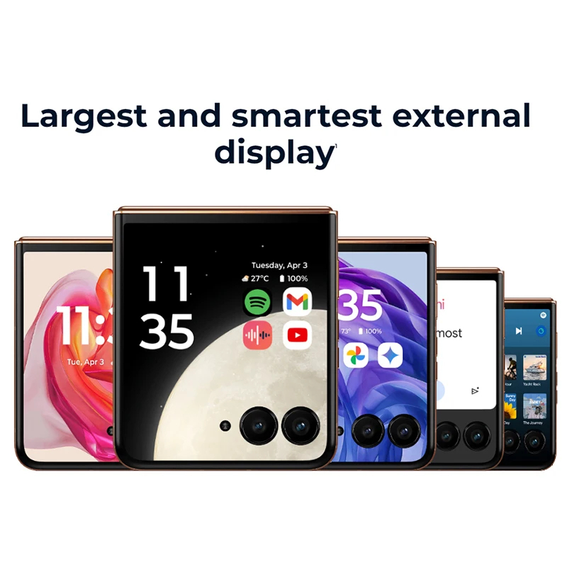 Motorola Razr 50 Ultra 5G Global Rom 6.9" OLED 165Hz Snapdragon 8S Gen 3 4000mAh 45W NFC - Gambar 3
