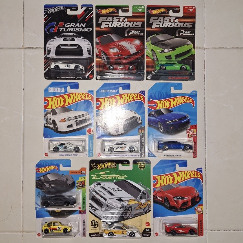 Hot Wheels bundle | Fast and Furious wave Mazda RX-7 & Mitsubishi ...
