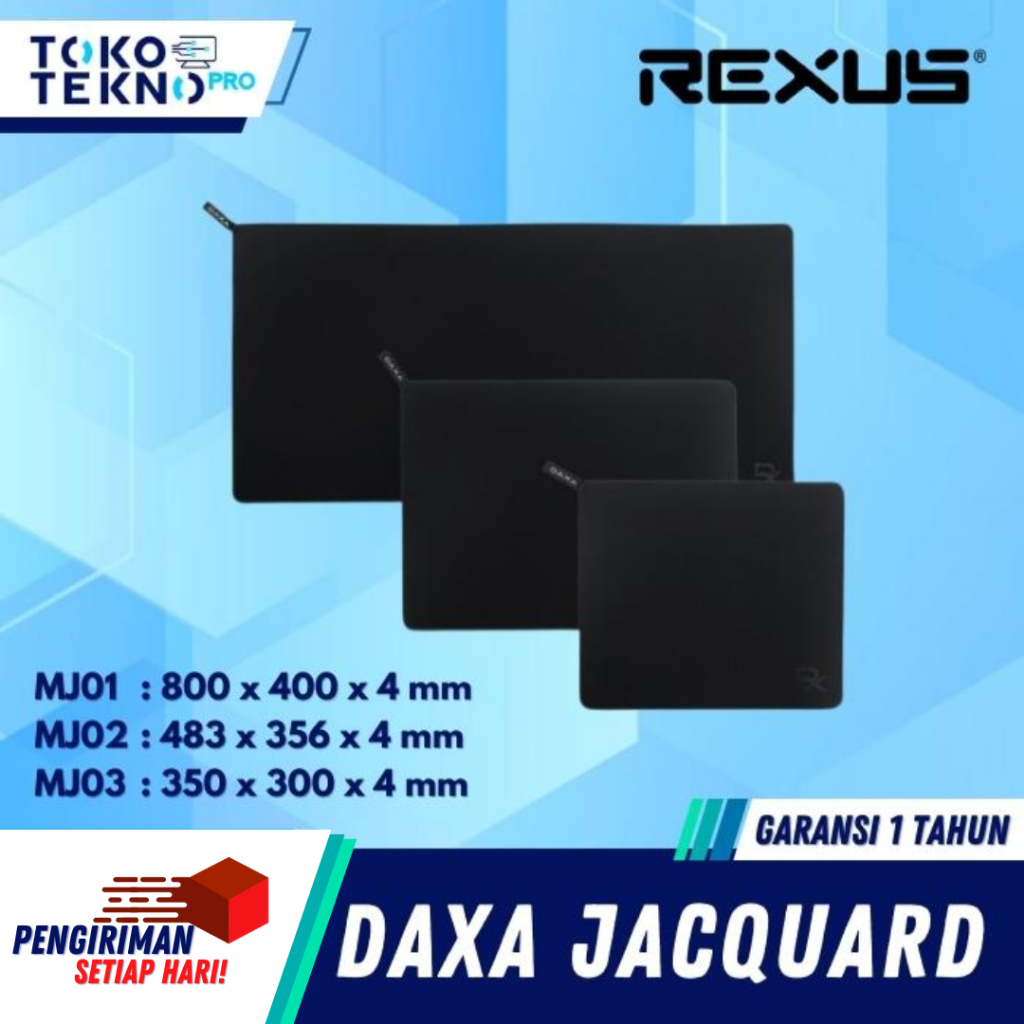 Rexus Daxa Jacquard MJ01 / MJ02 / MJ03 Deskmat Mousepad Gaming