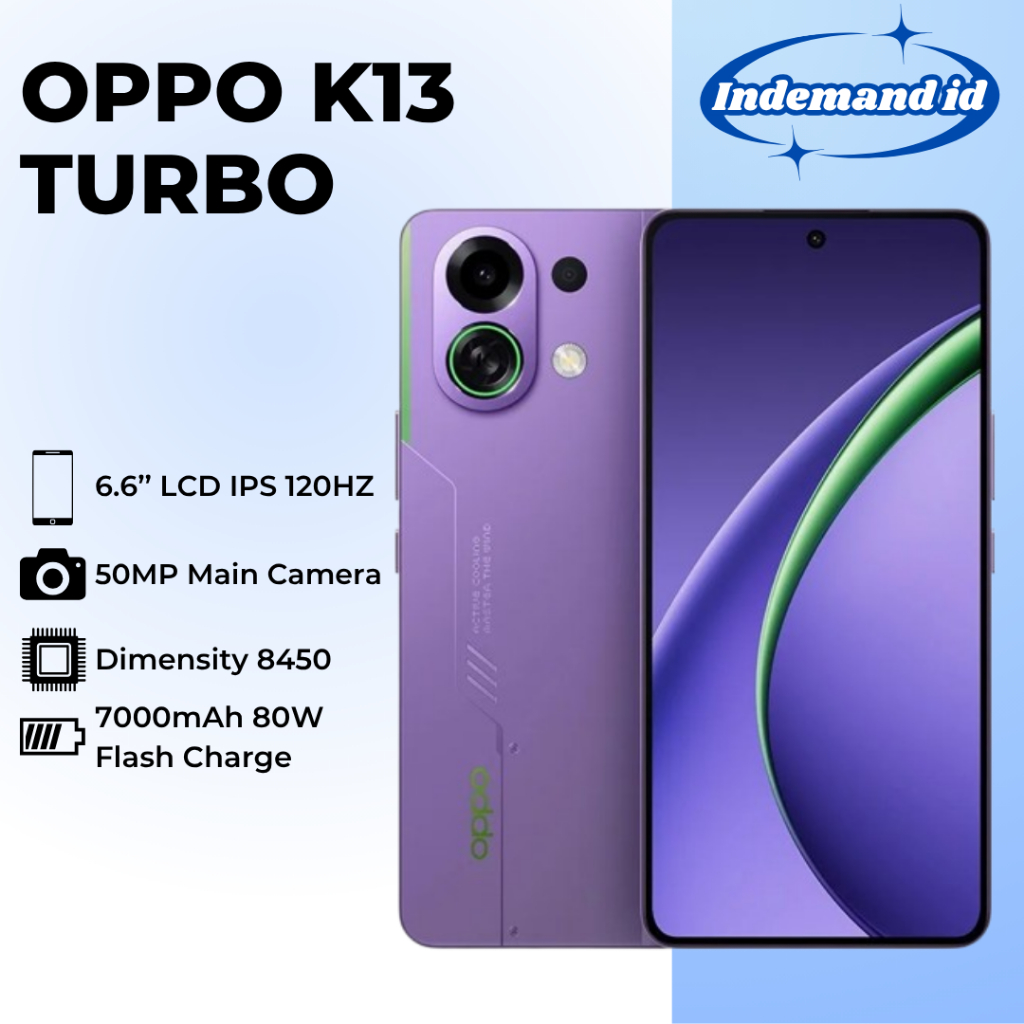 OPPO K13 Turbo 5G 6.8"1.5K AMOLED 144HZ Dimensity 8450 7000mAh 80W