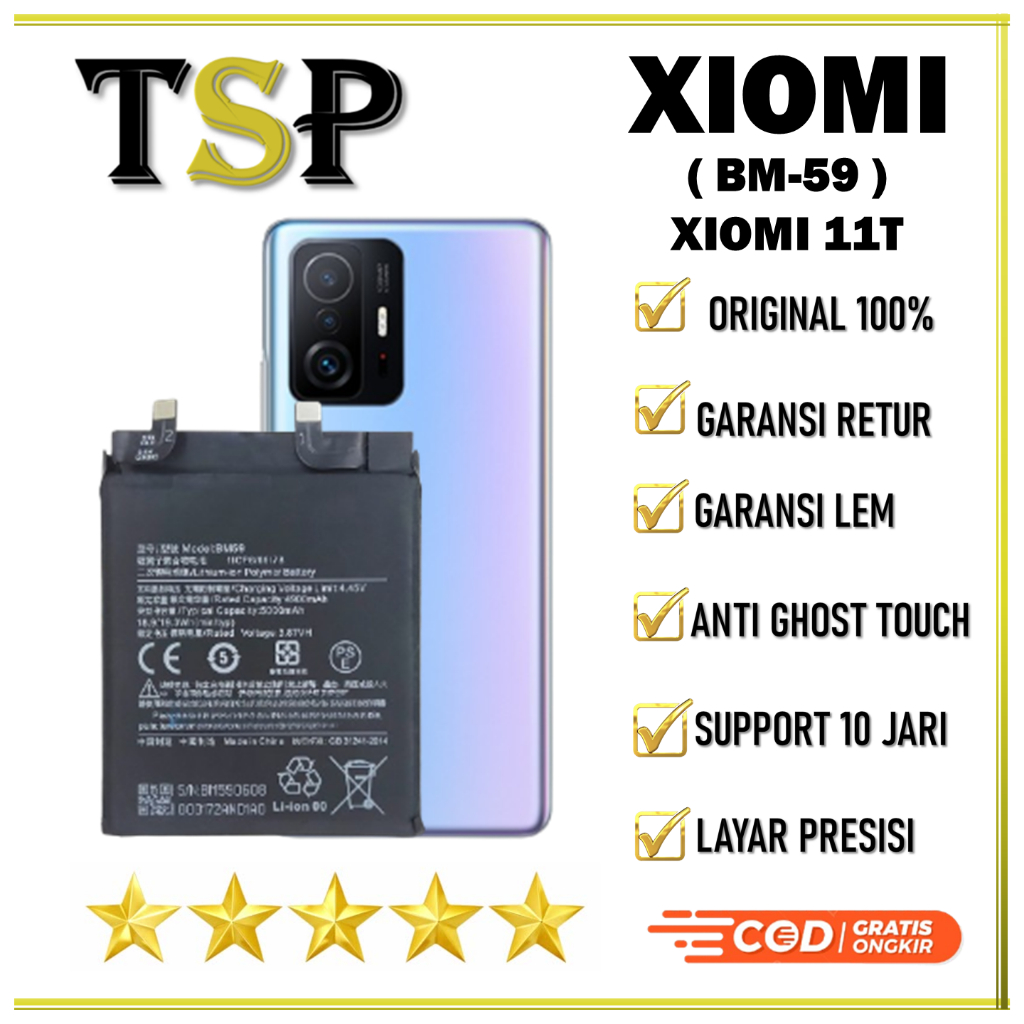 BATERAI XIAOMI ( BM-59 ) XIAOMI 11T BATERAI ORIGINAL 100%