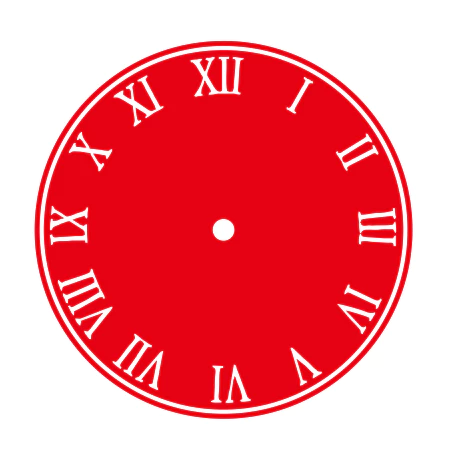 Jam Dinding Akrilik Romawi Mahar Replika