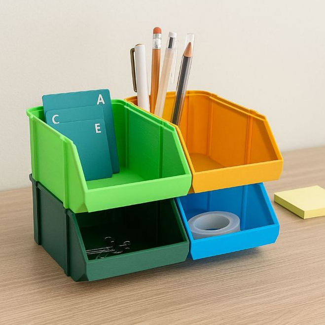 Mini Stackable Box Stackable Storage Jolly Box Spare Part Case PLA ...