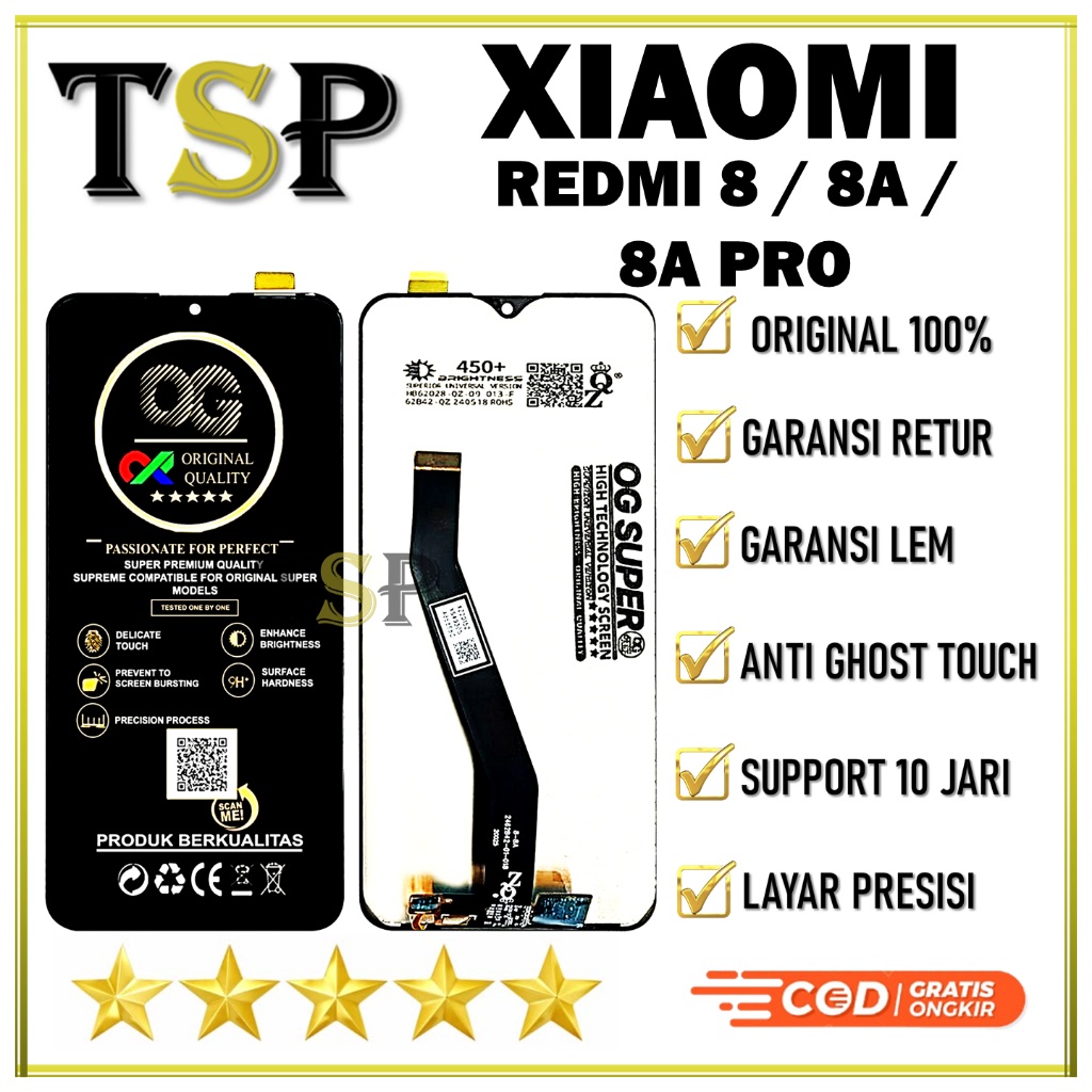 LCD XIAOMI REDMI 8 / 8A / 8A PRO FULLSET TOUCHSCREEN ORIGINAL 100%
