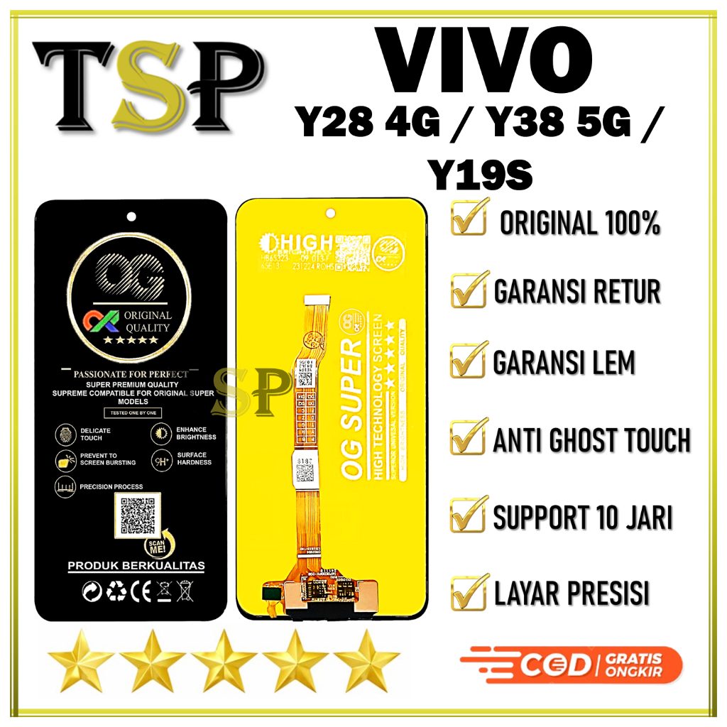LCD TOUCHSCREEN VIVO Y28 4G / Y38 5G / Y19S FULLSET