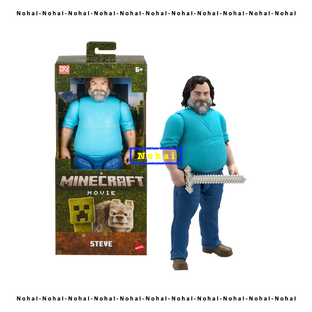Mattel Minecraft Steve Action Figure 12 Inch, Inspired By A Minecraft ...
