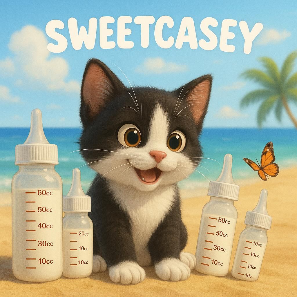 Dot Bayi Kucing/ Dot Susu Kitten/ Dot Anak Kucing Baru Lahir/ Spuit Nipple Susu/