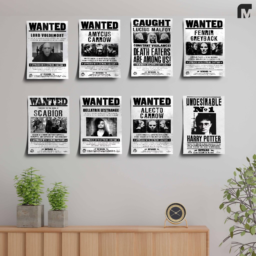 Harry Potter Poster, ministry of magic wall decoration, code [PHS 03 ...