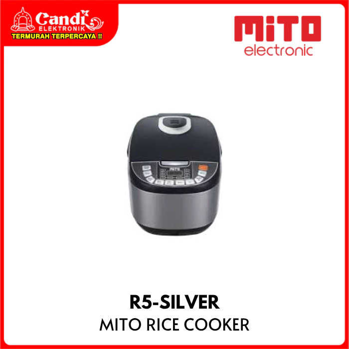 MITO Digital Rice Cooker MultiFungsi Kapasitas 2 Liter R5+ R5-SILVER