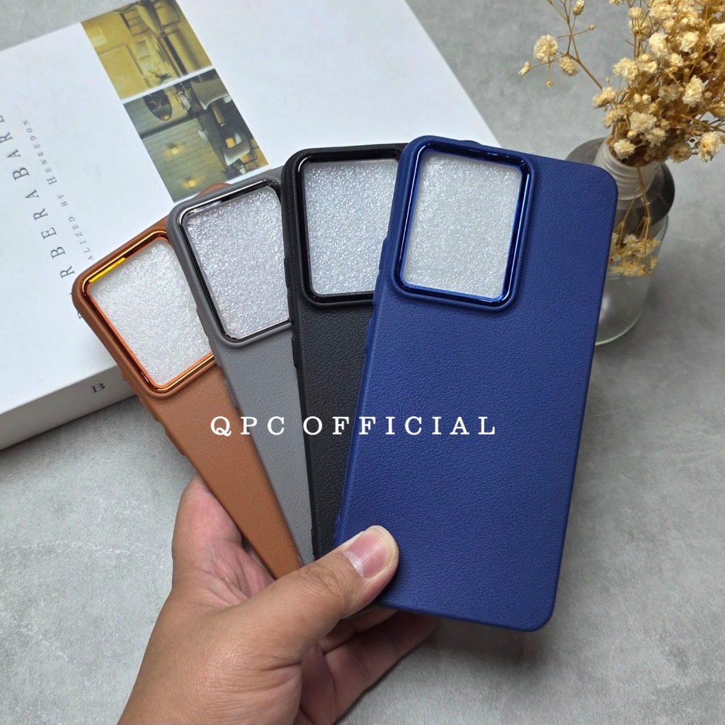 Case Leather Pro Kamera List Crom Case Realme 15 Realme 15 Pro  Realme 14 5G Realme 14T Realme 12 5G Realme 12 Plus Realme 13 4G - Gambar 4