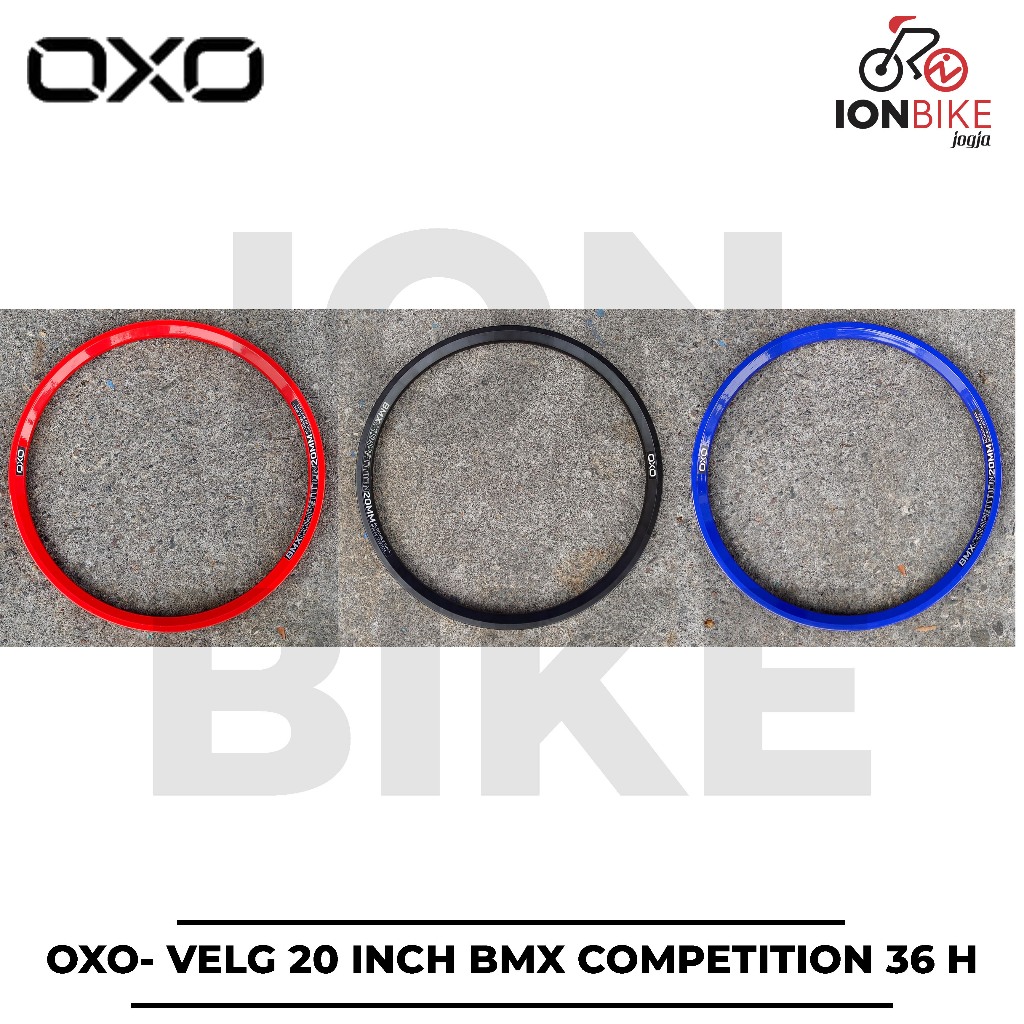 OXO 20 406 36 Hole COMPETITION Alloy Black Rim Rims PCS Seli 36H H FX ...